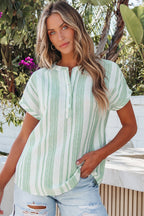 Yusra Short Sleeve Casual Blouse-4