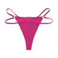 Ice Silk Iron Ring Sexy Women G String Briefs Panties Girls Underwear Thong Underpants Seamless Lingerie plus Size S-XL