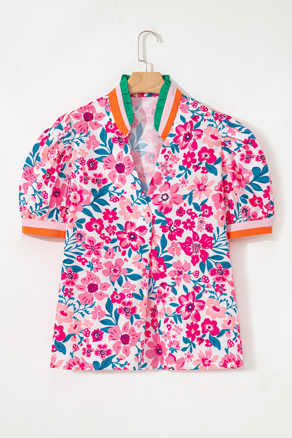 Gianna Floral Short Sleeve Blouse-3