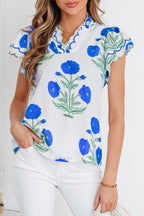 Raegan Detail Short Sleeve Blouse-4