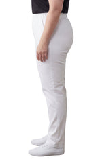 Women's Lightweight Pull-On Denim Jeans with Elastic Waist – Relaxed Fit Stretch Jeans for Casual Everyday Wear