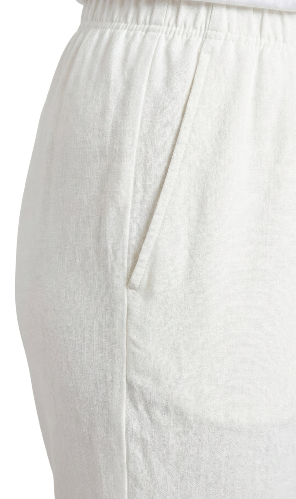 Womens Classic Poly Knit Pants - Pull On Slacks with Elastic Waist
