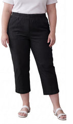 Women’s Lightweight Stretch Denim Capri Pants – Comfortable Everyday Fit