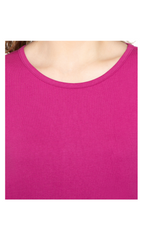 Women's 3/4 Sleeve Crew Neck Top – Comfortable Jer
