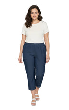 Women’s Lightweight Stretch Denim Capri Pants – Comfortable Everyday Fit