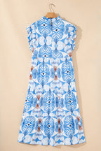Whitley Sleeve Vacation Long Dress