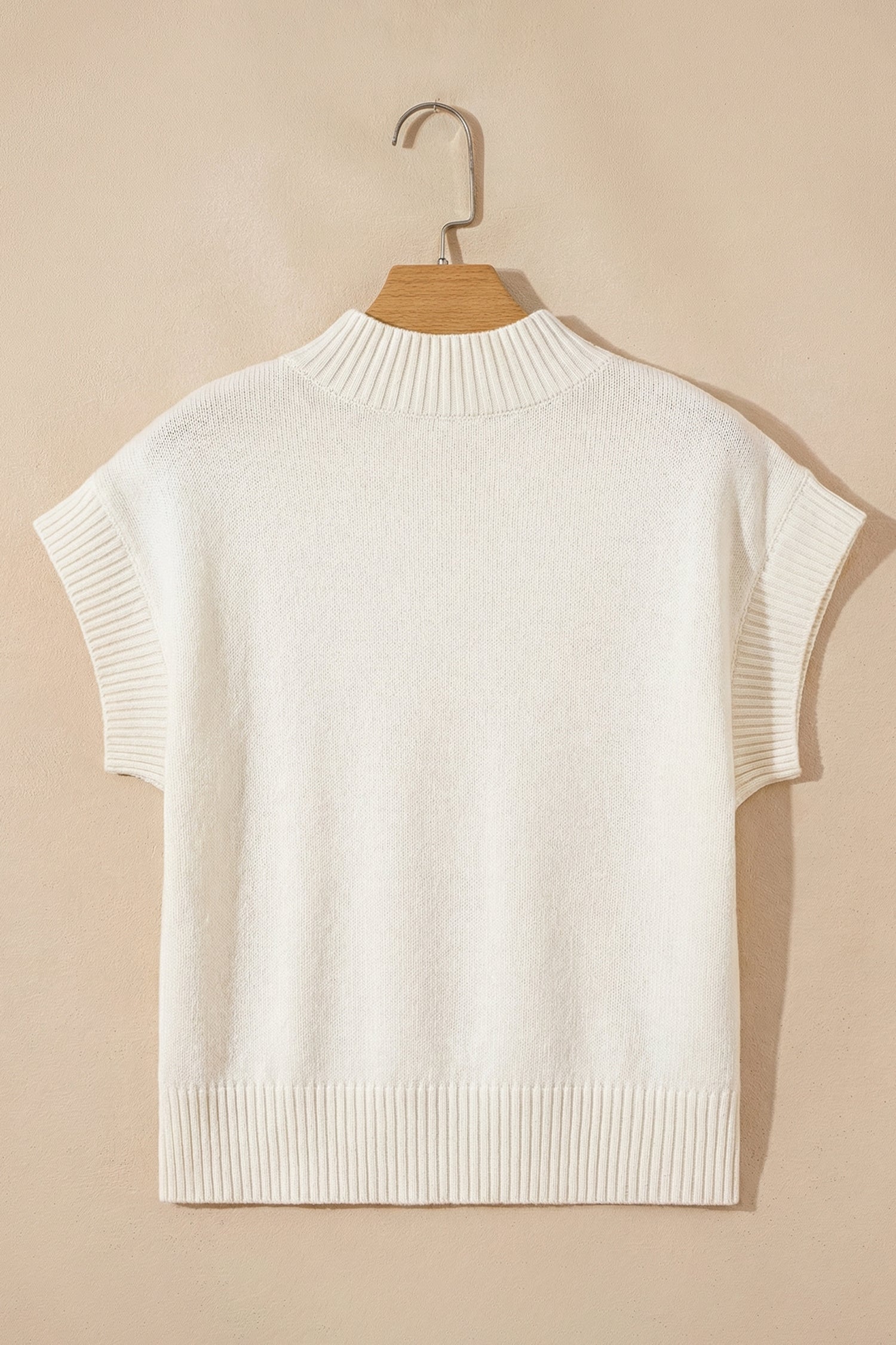 Adele Cropped Short Sleeve Sweater