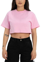 Pro Club Women's Heavyweight Short Sleeve Crop Top