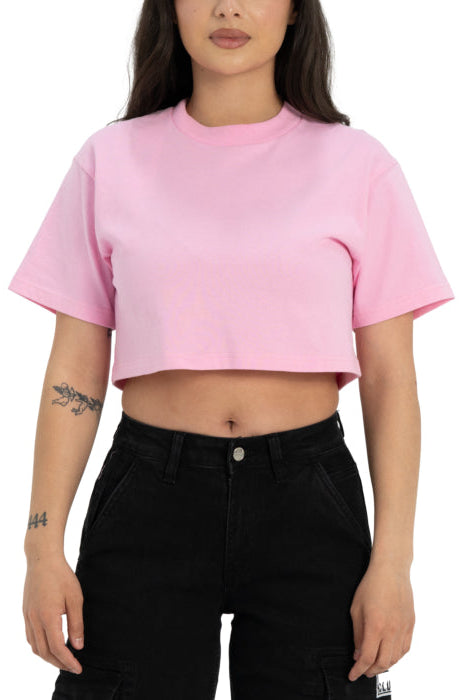 Pro Club Women's Heavyweight Short Sleeve Crop Top