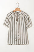 Lorelai Tie Short Sleeve Blouse-0
