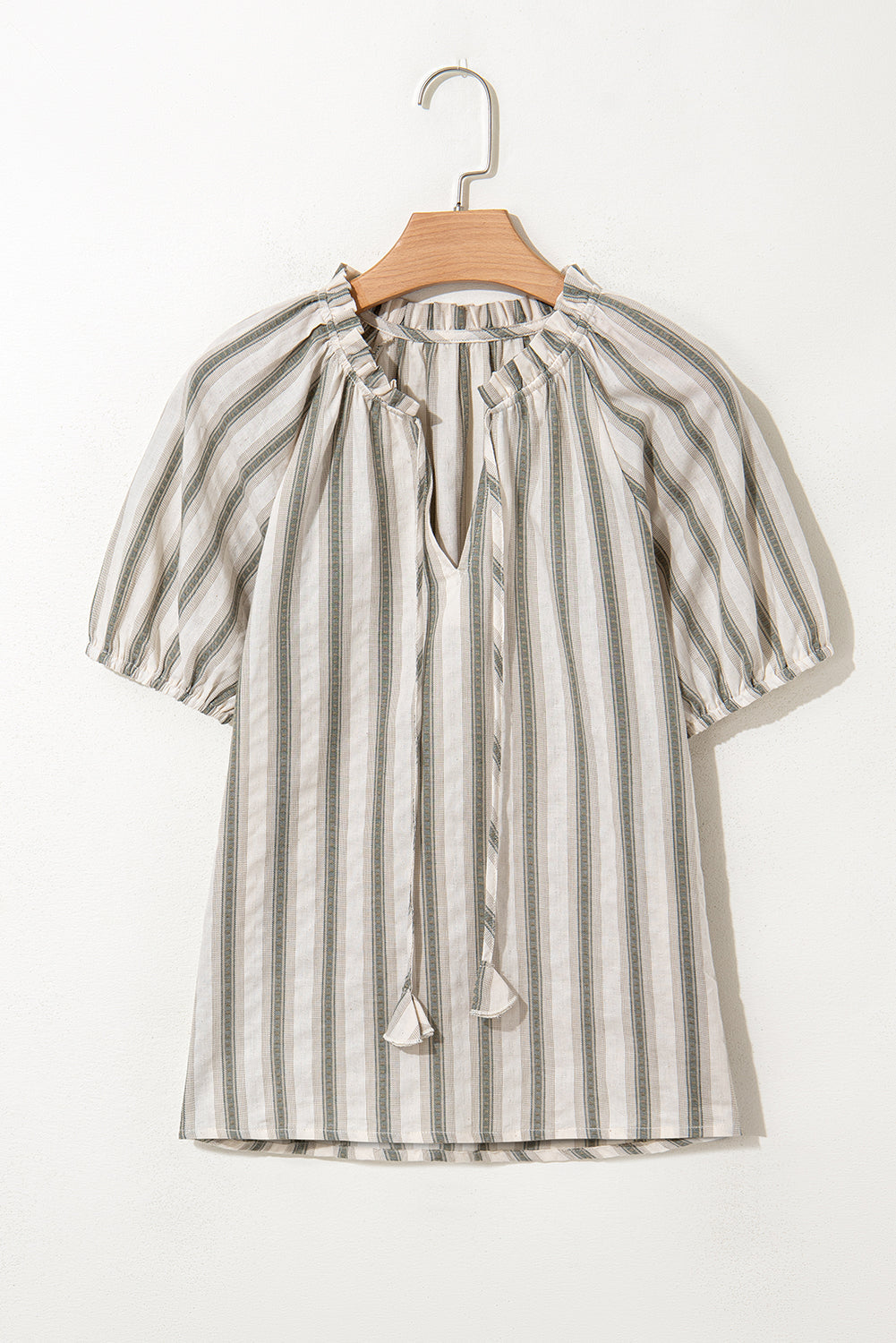 Lorelai Tie Short Sleeve Blouse-0