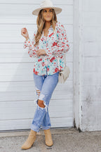 Mckenna Cakewalk Floral Smocked Blouse
