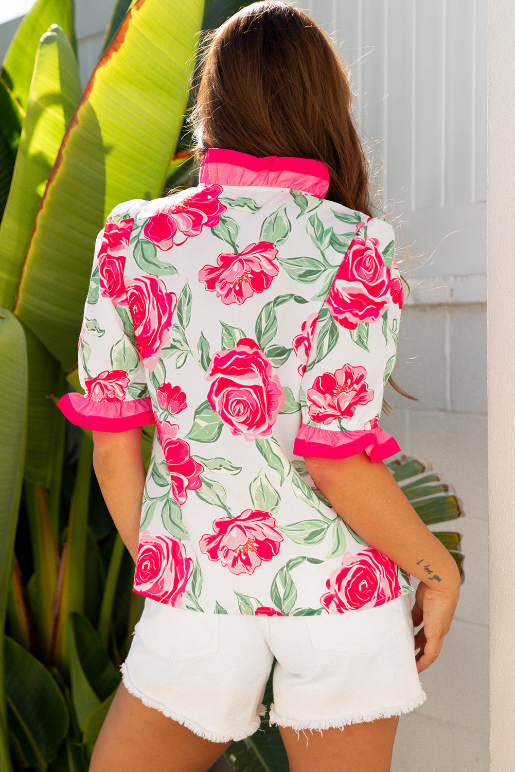 Aspen Short Sleeve Blouse Top-2