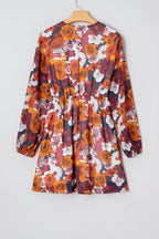 Marianna Sleeve Flowy Mini Dress