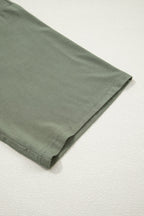 Solid Oversize Tee & Tie-Wrap Mini Skort Set