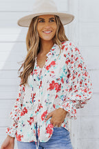 Mckenna Cakewalk Floral Smocked Blouse