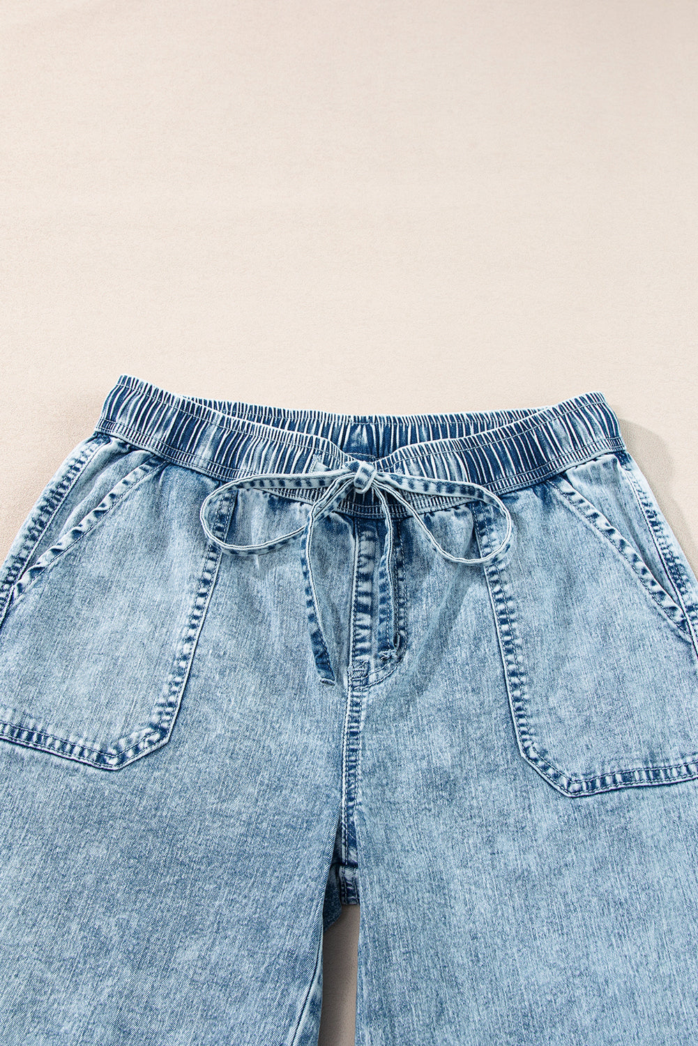 Yamileth Waistband Loose Straight Pants-2