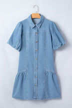 Joy Ruffle Hem Patchwork Dress