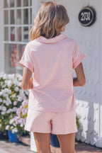 Julianna Dolman Sleeve Polo Shirt Set