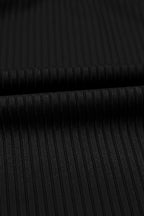 Ribbed Knit Tankini & Skort Swimsuit Set