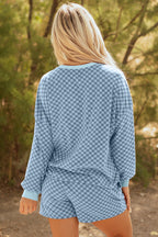 Reese and Shorts Set Long Sleeve Top