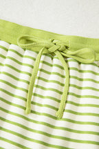 Juniper Stripe Collared Pullover and Skort Outfit