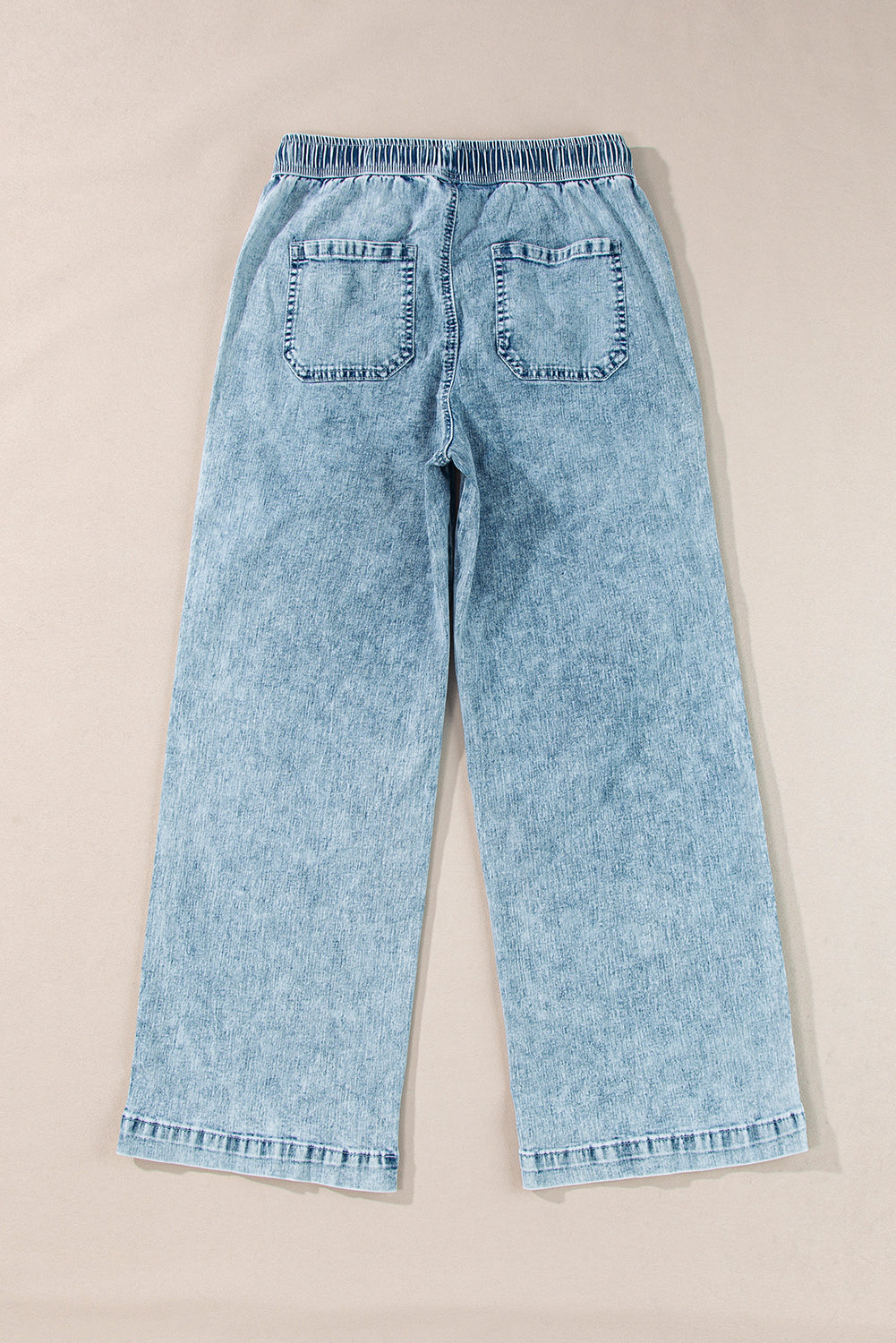 Yamileth Waistband Loose Straight Pants-1