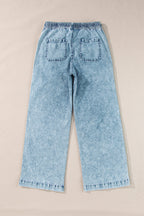 Yamileth Waistband Loose Straight Pants-1