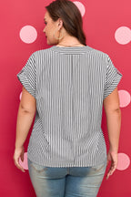 Hope Short Dolman Sleeve PLUS Blouse-1