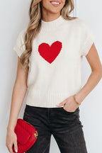 Adele Cropped Short Sleeve Sweater