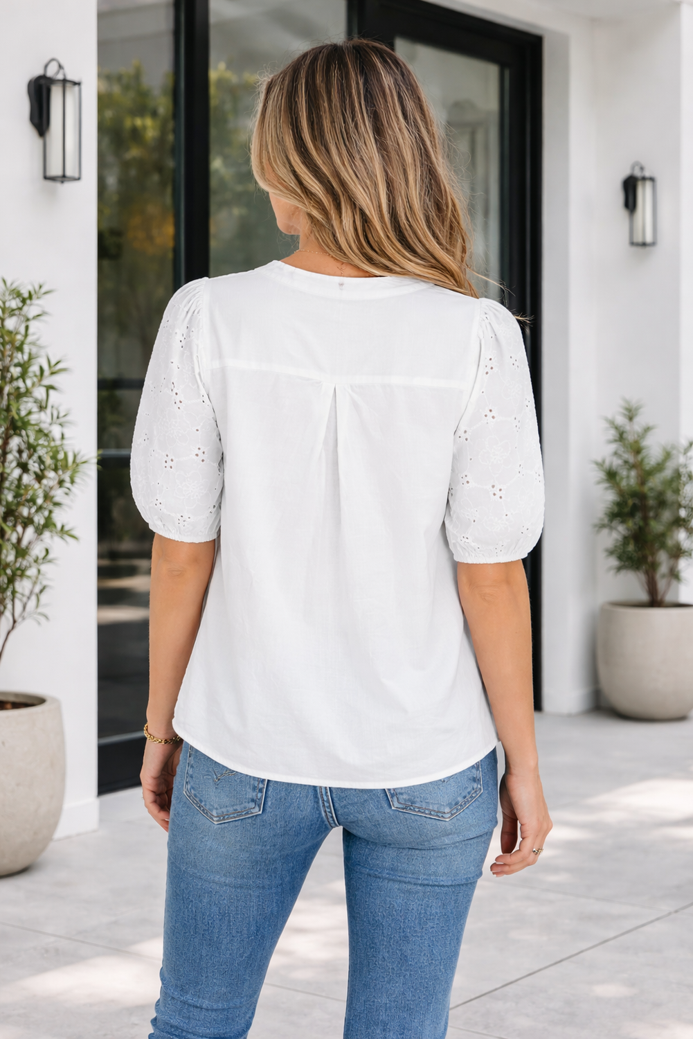 Isabelle Down Blouses Casual Shirts-1