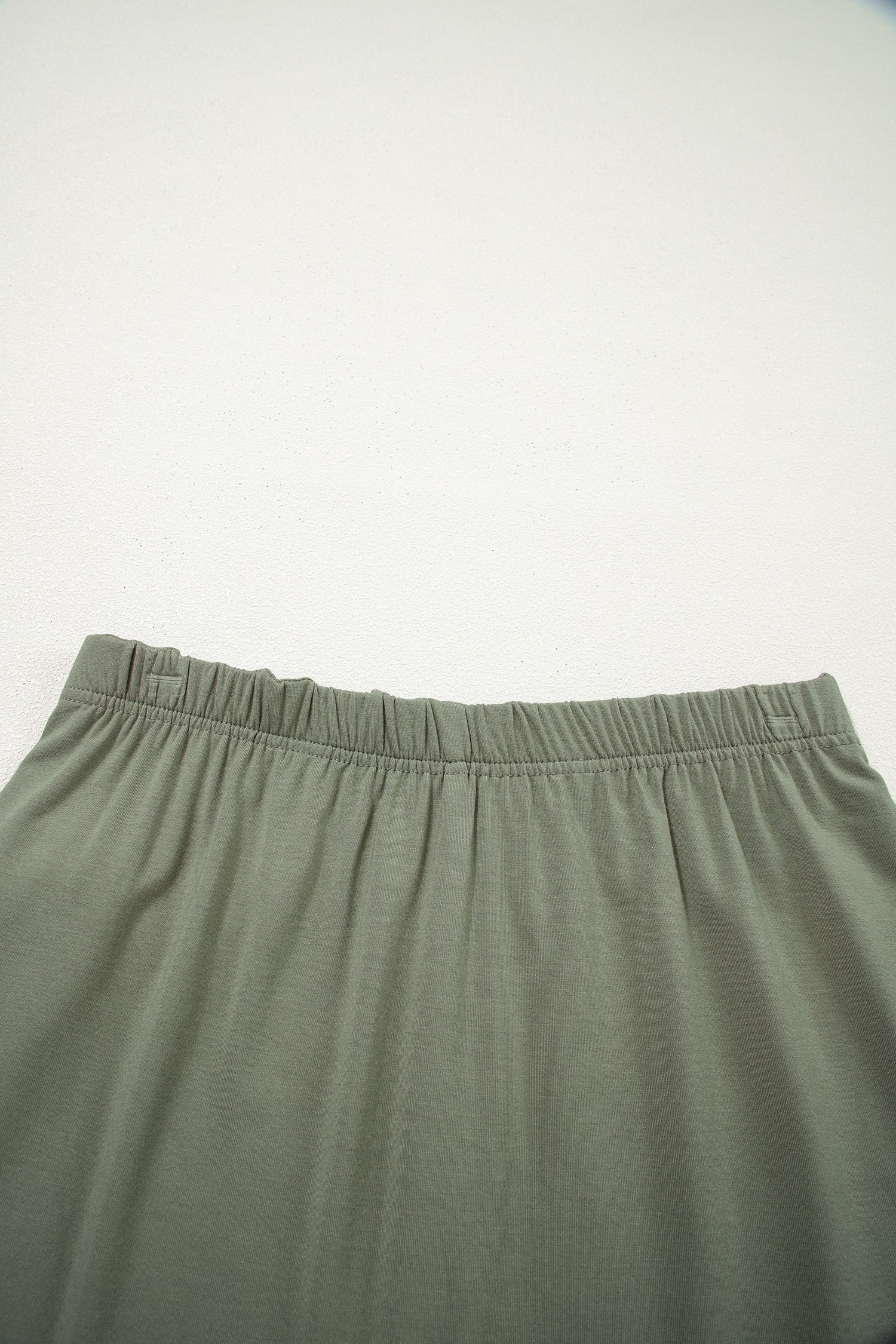 Solid Oversize Tee & Tie-Wrap Mini Skort Set