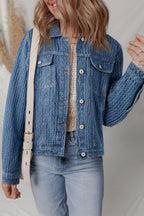 Rosalyn Flap Textured Down Jacket