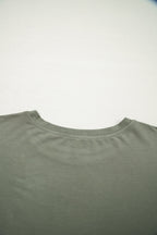 Solid Oversize Tee & Tie-Wrap Mini Skort Set