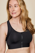 Hero Front‑Closure Sports Bra - Black