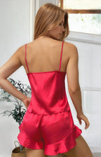 Satin Shorts and Cami Sleep Set