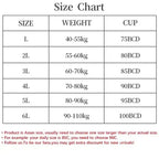 FallSweet 3PCS Lace Push Up Bras for Women Sexy Wireless Bra Ice Silk Deep V Bralette Tops Female Lingerie Mom's Underwear L-5XL