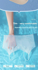 3PCS Ultra-Thin Breathable Ice Silk Top Bras Women's Bustier Underwear Seamless Back Halter Vest Wrap Wireless Bras Solid Color