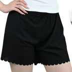 1pcs Women's Summer Thin Ice Silk Safety Pants Woman Shorts Female Loose L-7XL shorts plus Size Ice Silk Safe Pants Pajama