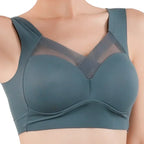 Women's Strappy Push Up Bra Seamless Padded Tops Casual Plus Size Soft Wireless Woman Bras XL-6XL Ice Silk Underwear