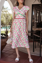 Callie Sleeve Elegant Midi Dress