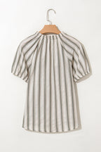 Lorelai Tie Short Sleeve Blouse-1
