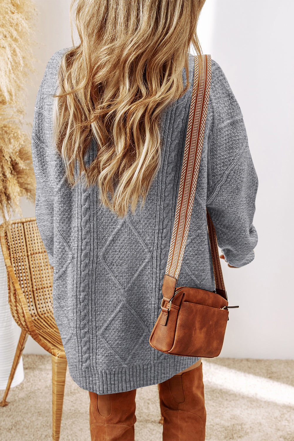 Adalee Shoulder Loose Fit Sweater