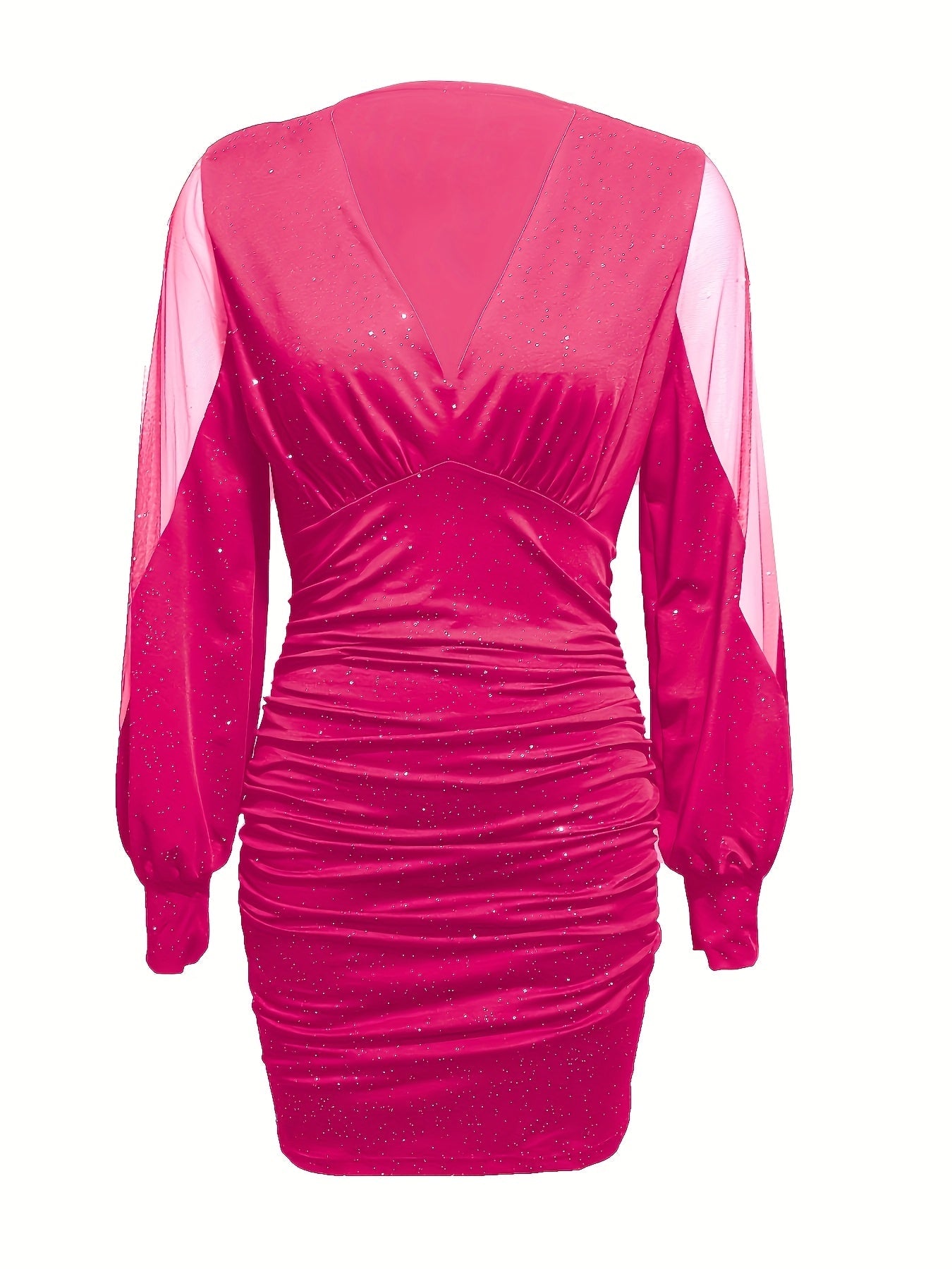 Pink Bodycon Gown Elegant Evening Party Dress