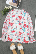 Mckenna Cakewalk Floral Smocked Blouse