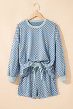Reese and Shorts Set Long Sleeve Top