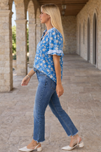 Hana Detail Short Sleeve Blouse-2