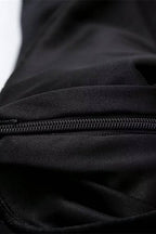 Strapless black Velvet Dress
