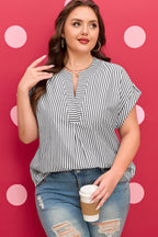 Hope Short Dolman Sleeve PLUS Blouse-0
