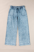 Yamileth Waistband Loose Straight Pants-0